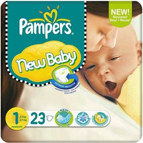 Pampers New Baby Newborn Size 1 (2-5kg) 23