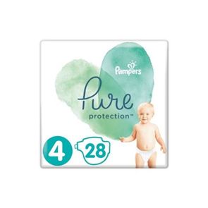 Pampers Pure Protection Nappies Size 4 28