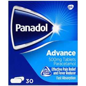 Panadol (Paracetamol) Advance 500mg Tablets 30