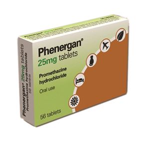 Phenergan 25mg Tablets 56