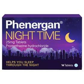 Phenergan Night Time 25mg Tablets 14