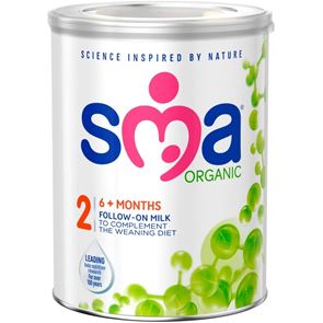 SMA Organic Follow On Milk 6+ months 800g