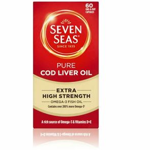 Seven Seas Pure Cod Liver Oil Extra High Strength Capsules