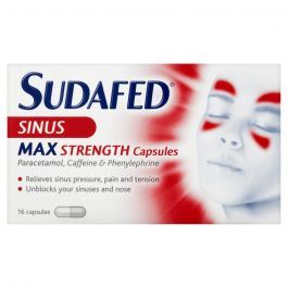 Sudafed Sinus Max Capsules 16