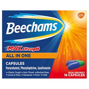 Beechams Max Strength All in One Capsules 16