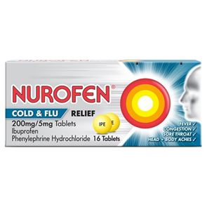 Nurofen Cold and Flu Relief Tablets 16