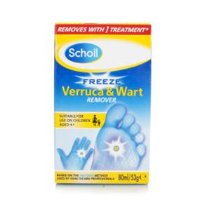 Scholl Freeze Verruca & Wart Remover (dimethyl ether and propane) 80ml/53g
