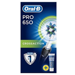 Oral B Pro 650 Rechargeable Toothbrush Black